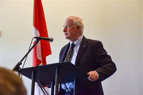 Governor General David Johnston Reflects On Supporting Waterlooregion
