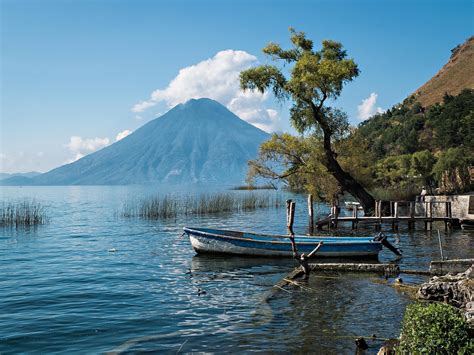 Paisajes De Guatemala Hd Hd Wallpaper Pier Mountains Landscape Clear