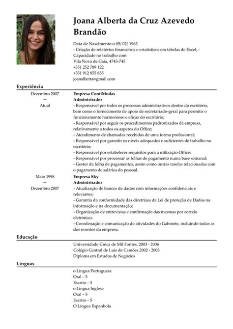 Je veux recopier les méthodes en lisant ces livres pour trouver un emploi ici exemplos de curriculum vitae em portugues. Exemplo De Curriculo De Cuidador De Idosos - Vários Exemplos