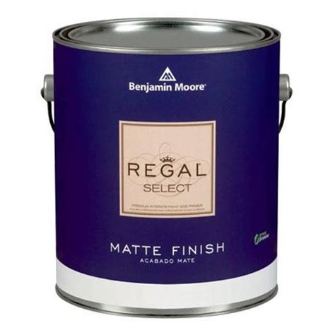 Benjamin Moore 1 Gallon Regal Matte Finish Interior Paint Pastel Tint