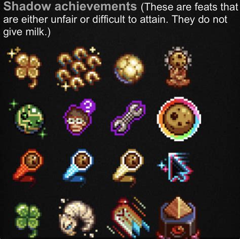All The Shadow Achievements Rcookieclicker