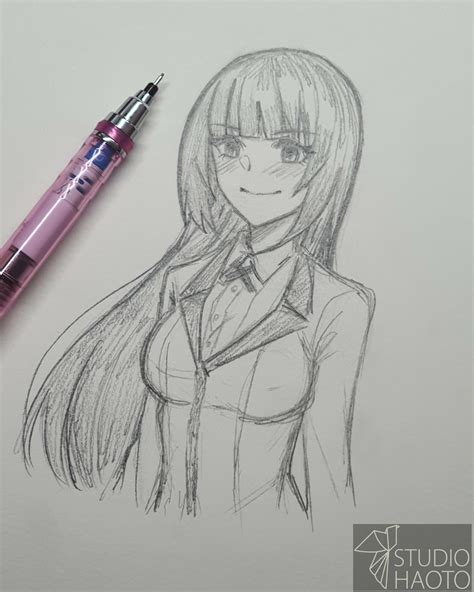 Sketch Of Yumeko Jabami From Kakegurui ♥ Animesketch