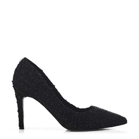 Kayleh Black Textile Shoes From Moda In Pelle Uk