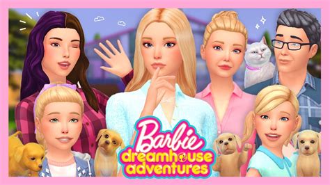 Sims Cas Barbie Dreamhouse Adventures Household Collab With Titi Toys