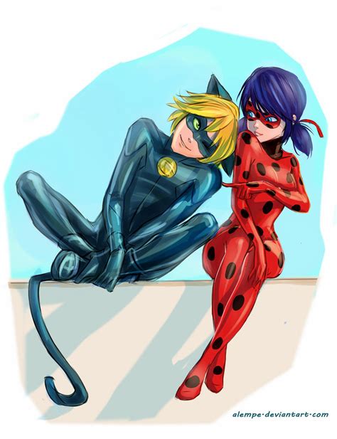 Collection of drawing ideas, how to draw tutorials. Ladybug and Cat Noir by alempe on DeviantArt