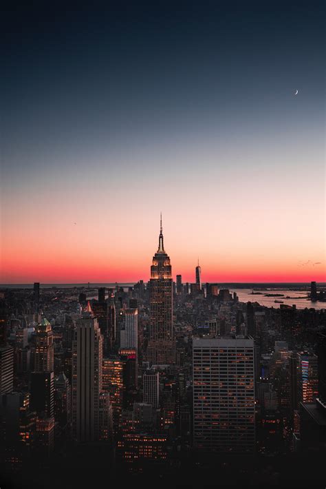 Empire State Building Wallpaper 4k Skyscraper New York