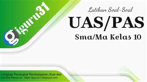 Peserta didik tersebut cenderung sadar bahwa target kecemasannya adalah tes. Latihan Soal PAS Matematika Peminatan Kelas 10 SMA Tahun 2021