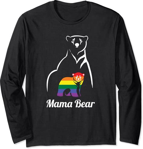 Mama Bear Lgbt Long Sleeve Shirt Gay Pride Mother Gift