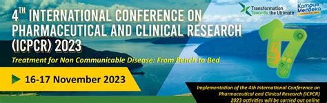 4th International Conference Of Pharmaceutical And Clinical Research Icpcr