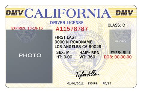 12 California Drivers License Template Psd Images