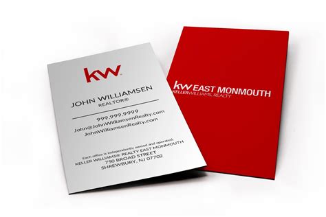 Having trouble with your password? Vertical White KW Business Card - AgentStore.com
