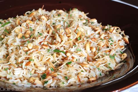 Jasmine Rice Pilaf With Pine Nuts And Vermicelli Circle B Kitchen