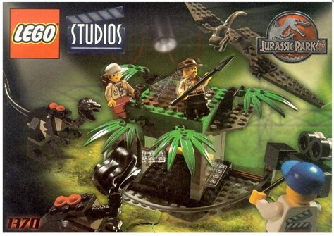 Lego Studios Set 1370 Jurassic Park 3 Raptor Rumble Studio Amazonfr