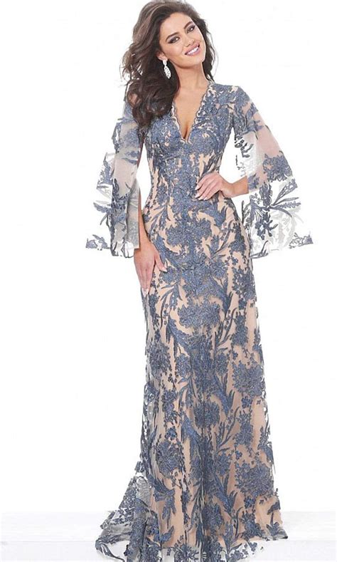 Formal Evening Dresses Long Evening Dresses With Sleeves Lace Dress