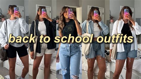15 back to school outfits casual comfy college outfit ideas 2022 youtube