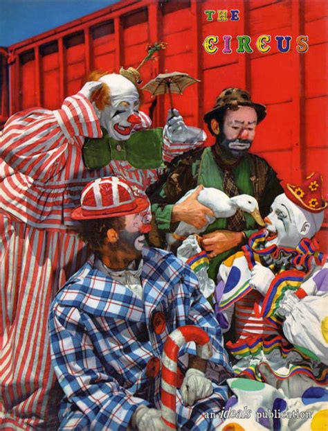Florida Memory • Ideals Publication Cover Of Famous Ringling Circus Clowns In Sarasota Florida