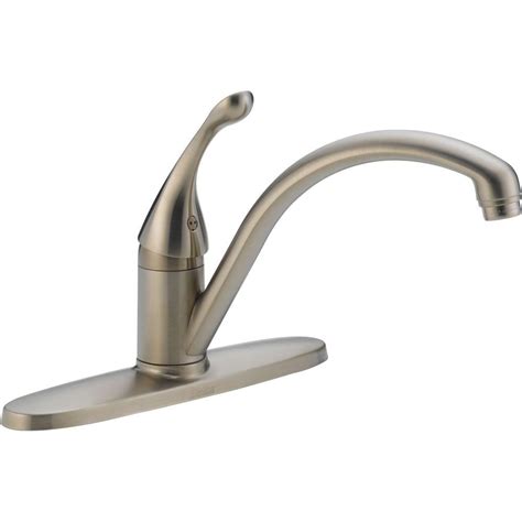 If you do not find the answer you need here, please use the technical document search to find maintenance instructions for your specific model. Delta Collins Lever Single-Handle Kitchen Faucet in ...