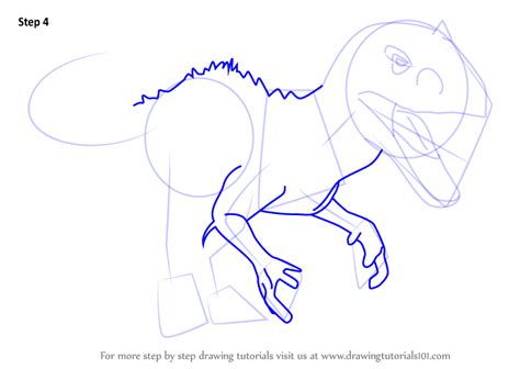 Step By Step How To Draw Indominus Rex From Jurassic World