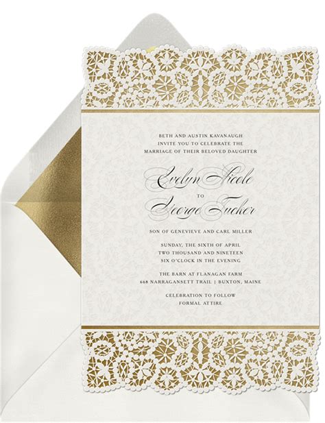 Wedding Invitations | Greenvelope.com | Wedding invitations, Timeless wedding invitations ...