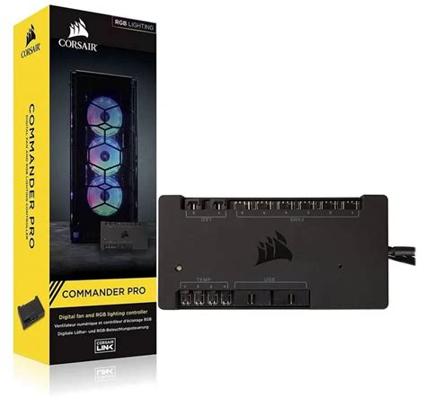 Corsair Commander Pro — Icue Rgb And Fan Controller Up To 6 Pwm Fans