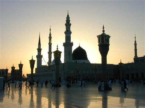 Islamic Images Sunset Masjid Nabawi