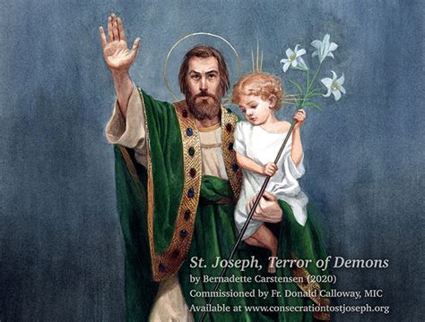 St Joseph Terror Of Demons Art Tobias Lear