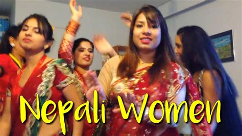 nepali women dance teej song reaction video beautiful nepali women dance youtube