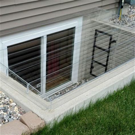 Bilco egress window well covers keep the window well area clean of snow, leaves and debris. Acrylic Egress Window Well Covers - Custom Plastics, Fargo ND