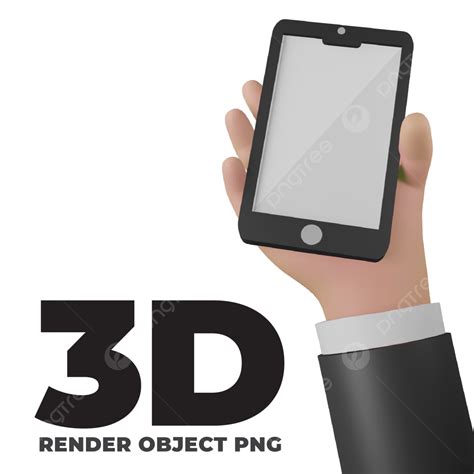 Gambar Tangan 3d Memegang Smartphone Tangan Smartphone 3d Png Dan