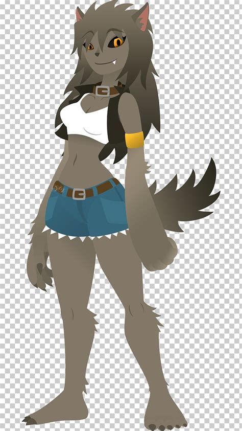 Cat Werewolf Female Png Clipart Animals Anime Anime Wolf Girl Art