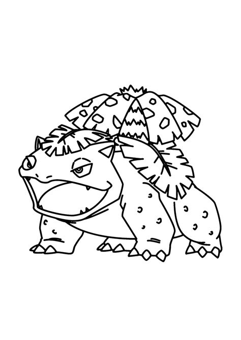 Venusaur Pokemon Coloring Pages Free Coloring Pages For Kids