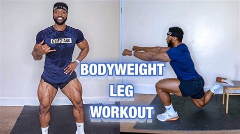 The Most Effective Bodyweight Leg Workout At Home No Equipment Revolutionfitlv