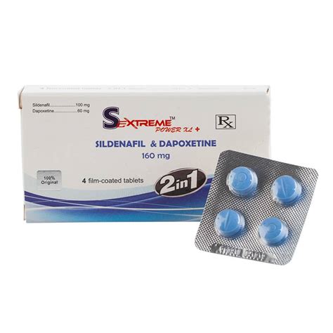 sextreme power xl sildenafil citrate 100 мг dapoxetine 60 мг