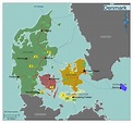 Dinamarca Mapa : ﻿Mapa de Dinamarca﻿, donde está, queda, país ...