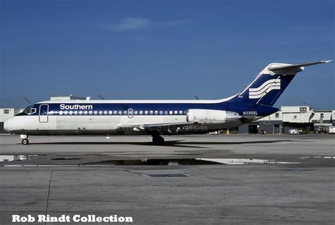 Southern Airways Dc 9 14 N3308l Kodachrome Collection Slid Flickr