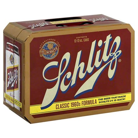 Schlitz Beer 12 Pk Cans Shop Beer And Wine At H E B