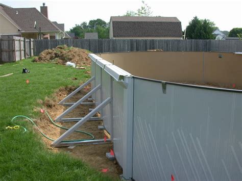 Learn all the steps necessary before and du. Above Ground Deeper Oval Pool Installation