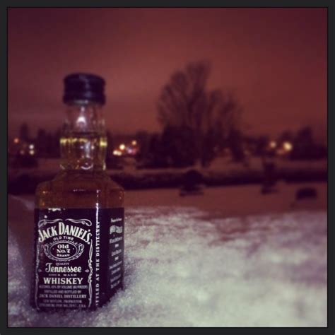 Winter Wonderland Whiskey Jack Daniels Whiskey Bottle Jack Daniels
