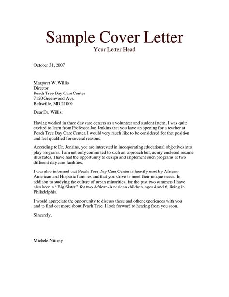 Sample Cover Letter To Previous Employer Coverletterpedia