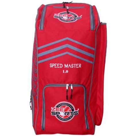 Zee Sports Kit Bag Speed Master 10 Red Zeesports International Inc