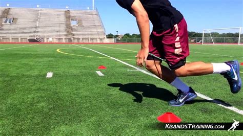 Running Drills On The Football Field Youtube