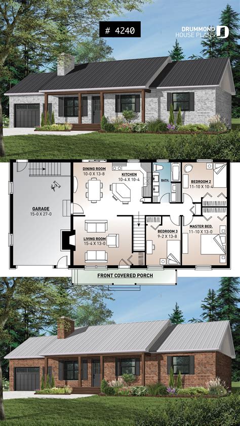 First, tiny house plans cost a lot less to build. Affordable 3 bedroom bungalow house plan with kitchen ...