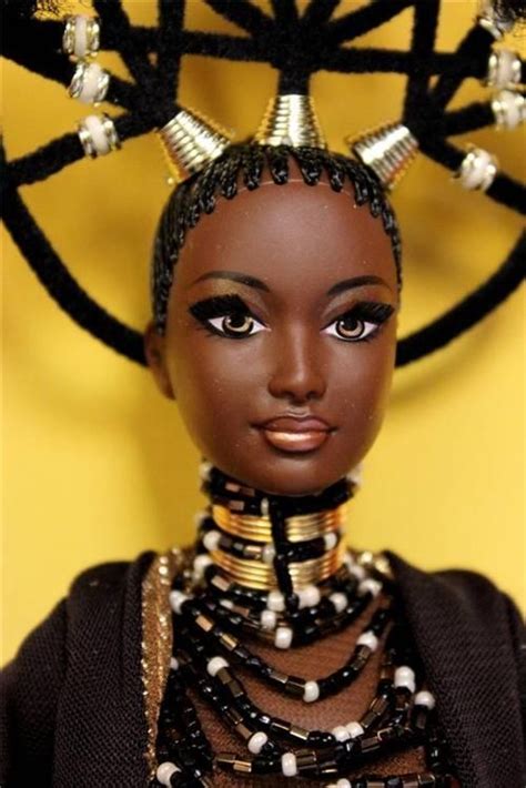 Black Moja ©2001 Byron Lars Barbie® Treasures Of Africa Limited Edition Nrfb Barbie Original
