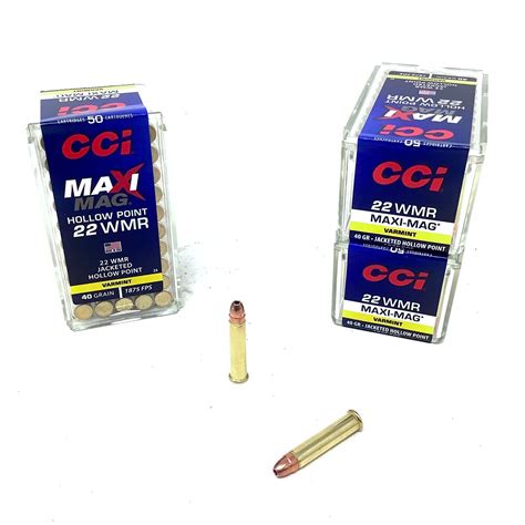 Cci Maxi Mag 22 Wmr 40 Grain Jhp Ammunition 150 Rounds Sfrc