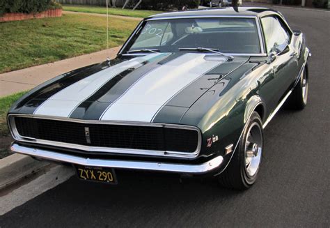 Selling My 1968 Chevy Z28 Rs Camaro 302 All Restored British Green