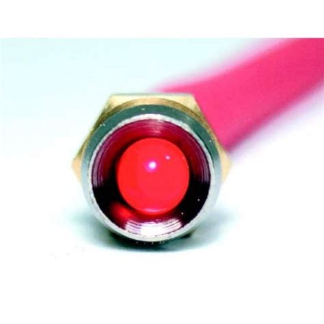 K4 Standard 12 Volt Red Led Indicator Light With A Chrome Bezel Roma
