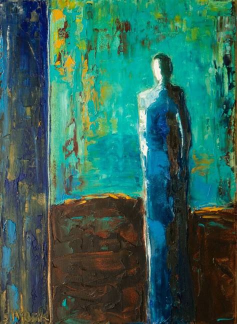The Blues Original Is Sold Contemporary Oil Paintings Contemporary