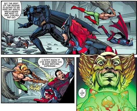 Hawkman Vs Superman Injustice Gods Among Us Comicnewbies