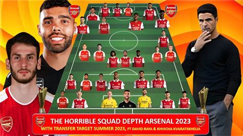 The Horrible Arsenal Squad Depth 2023 With Transfer Target Summer