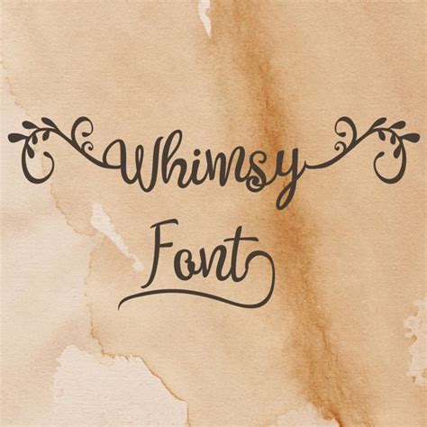Whimsy Font True Type Font Download